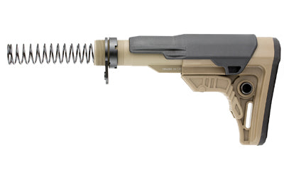 UTG PRO AR-15 Ops Ready S4 Mil-Spec Stock Kit with Cheek Rest, Flat Dark Earth, RBUS4DM
