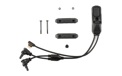 Unity Tactical AXON SYNC Dual Lead Remote Switch, 7" Cable, DBAL Laser & USB-C, Picatinny, Black AXNS-UCD7B