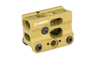 Unity Tactical FAST Micro-SB Red Dot Mount with BUIS, 2.26" Optical Height, CompM5s/CompM5b/Duty RDS, FDE FST-MSBF