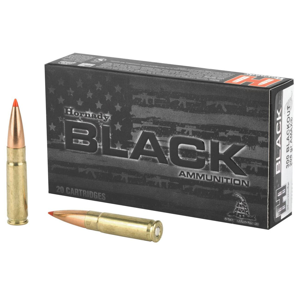 Hornady Black 300 Blackout 208gr A-Max Subsonic Ammo