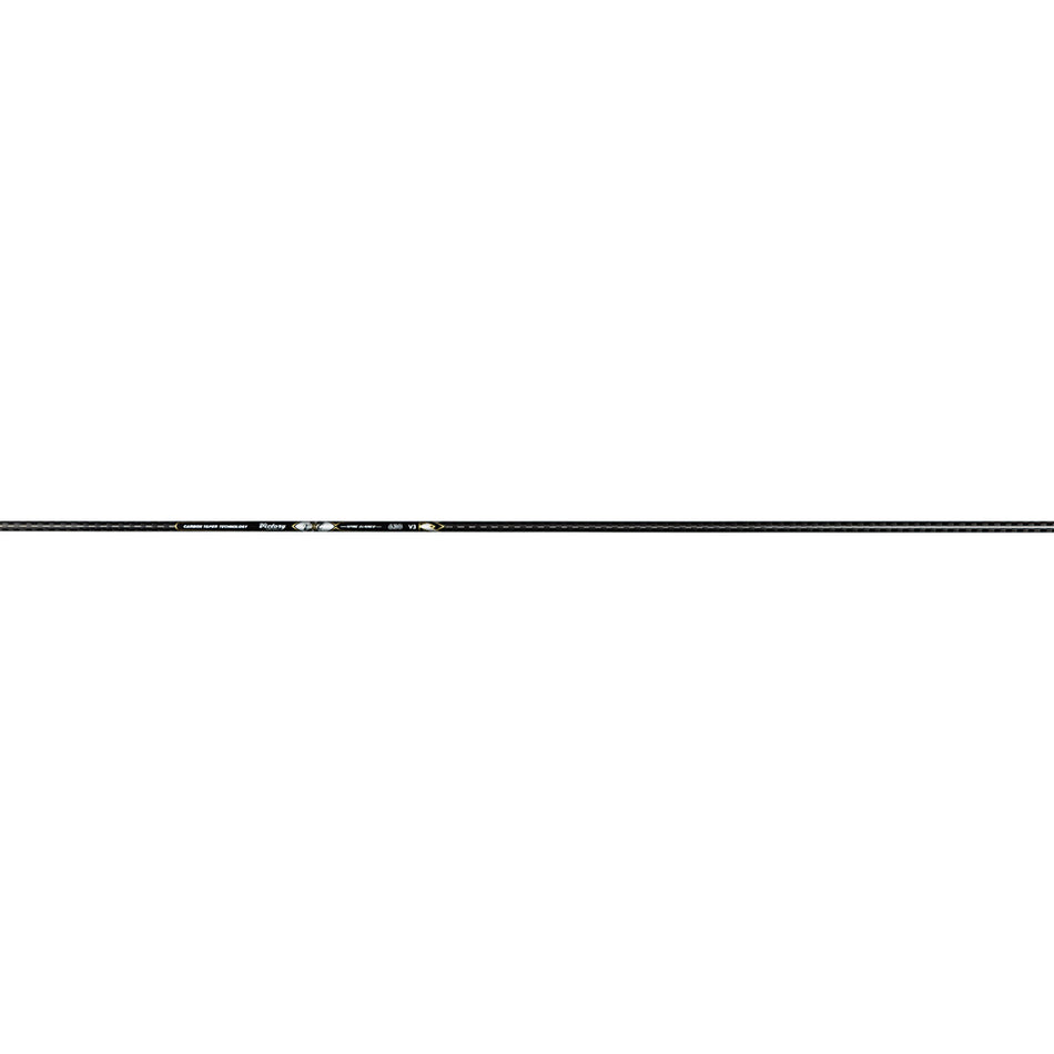 Victory VXT Gamer Taper Carbon Target Arrow Shafts 300 Spine - 1 Dozen