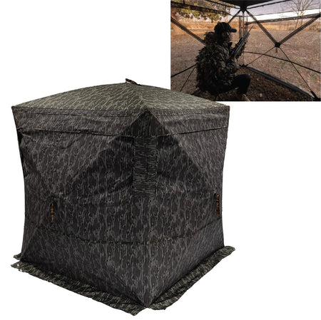 Rhino R-180 See Through Ground Blind in Mossy Oak Bottomland