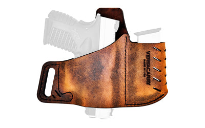 Versacarry Commander Series Water Buffalo Belt Holster with Spare Mag Pouch Right Hand Brown 62101