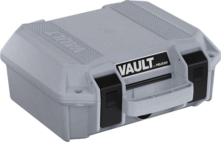 Pelican Vault Small Pistol Case with Foam Ghost Gray