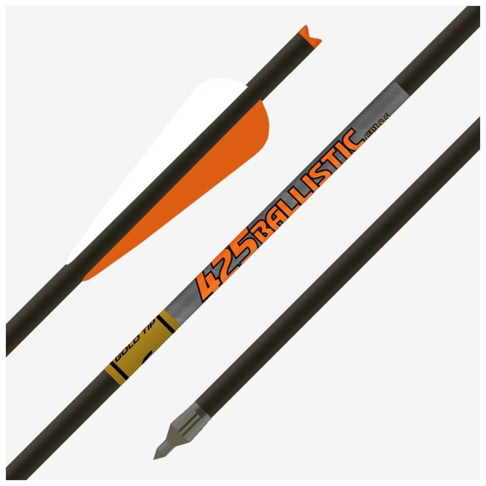 Gold Tip Ballistic Crossbow Bolt 22 Inch with 4 Inch Duravanes - Half Dozen