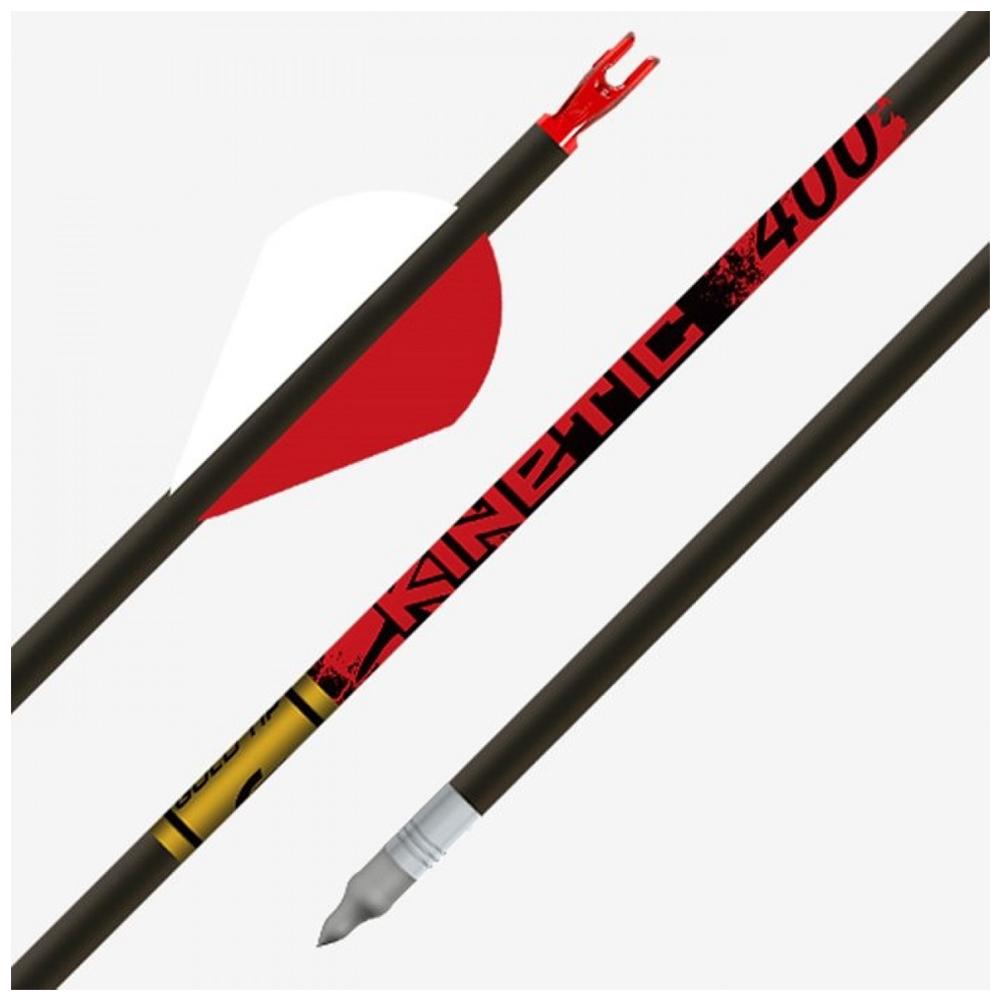 Gold Tip Kinetic 300 2" Raptor Vane Arrows - Half Dozen