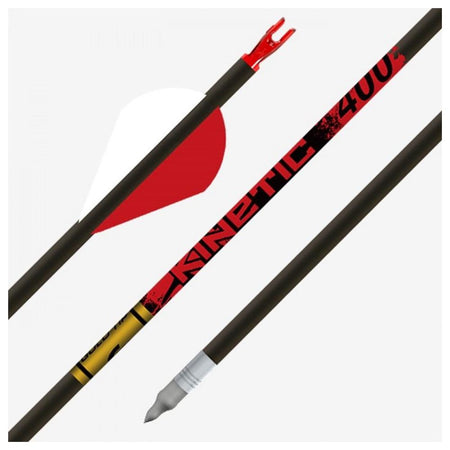 Gold Tip Kinetic 340 2" Raptor Vane Arrows - Half Dozen