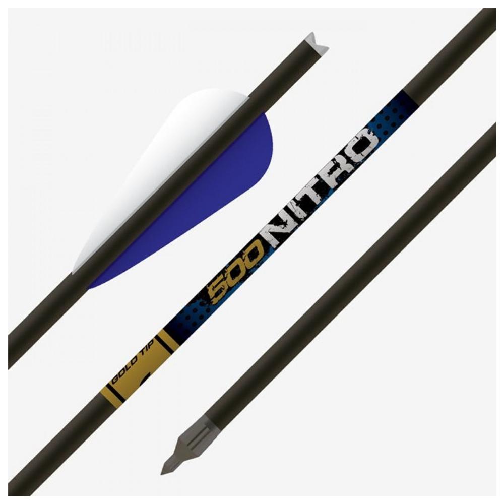 Gold Tip Nitro Crossbow Bolt 20in Moon Nocks 4in Duravanes Half Dozen