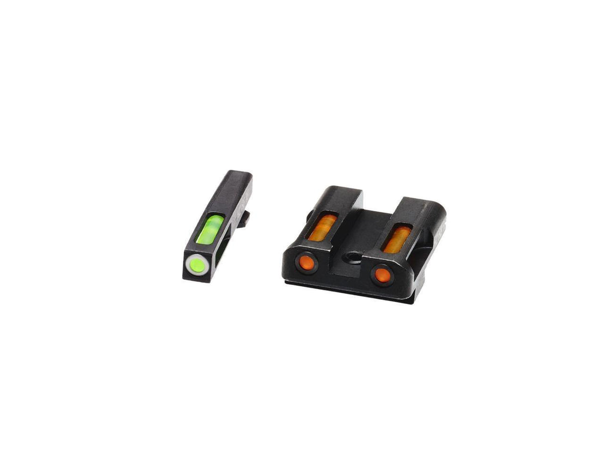 HIVIZ LiteWave H3 Tritium Front Sight Orange/Green LitePipe for Glock 9mm 40 S&W .357 Sig