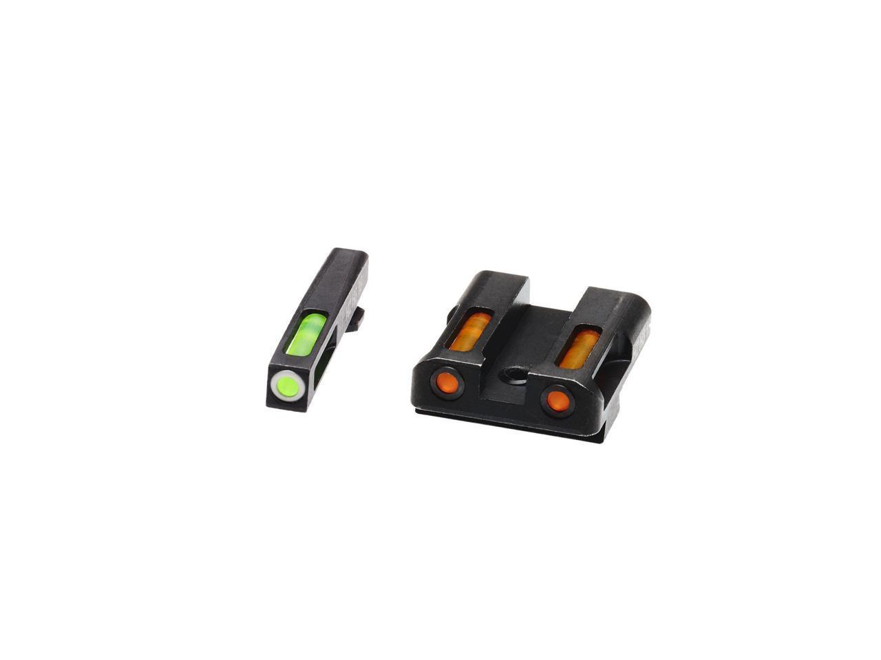 HIVIZ LiteWave H3 Tritium Front Sight Orange/Green LitePipe for Glock 9mm 40 S&W .357 Sig
