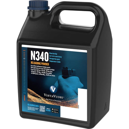 Vihtavuori N340 Smokeless Pistol Powder 4 lb Can