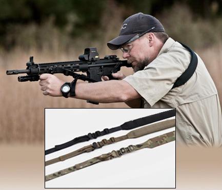 VTAC Viking Tactics Wide Padded Firearm Sling Coyote Brown