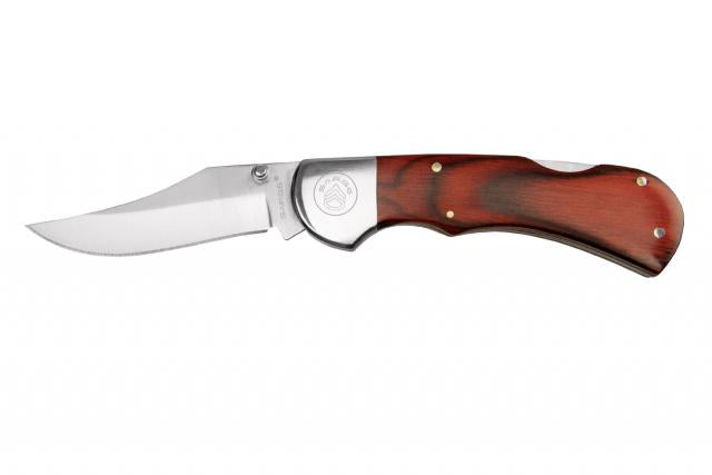 Sarge Knives Gambler Lock Back Folding Pocket Knife 2-3/4" Clip Point Blade Pakkawood