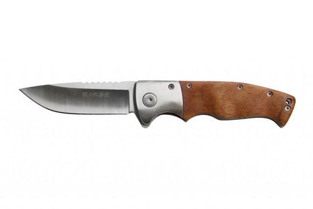 Sarge Knives Flash Wooden Swift Assisted Folding Knife 7-3/4" Overall Length