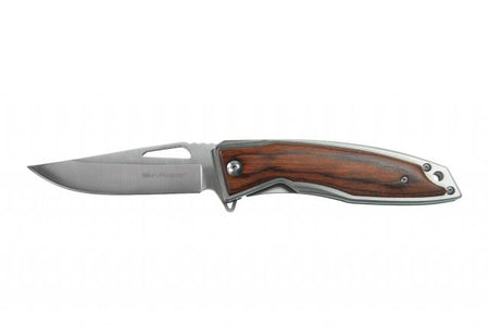 Sarge Knives Strive Swift Assist Folding Knife 2-1/2" Blade Wood Handle