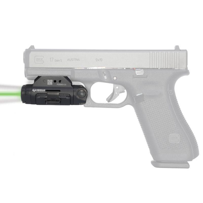 Viridian X5L Gen 3 Universal Handgun Mount Green Laser with 500 Lumen Tactical Light