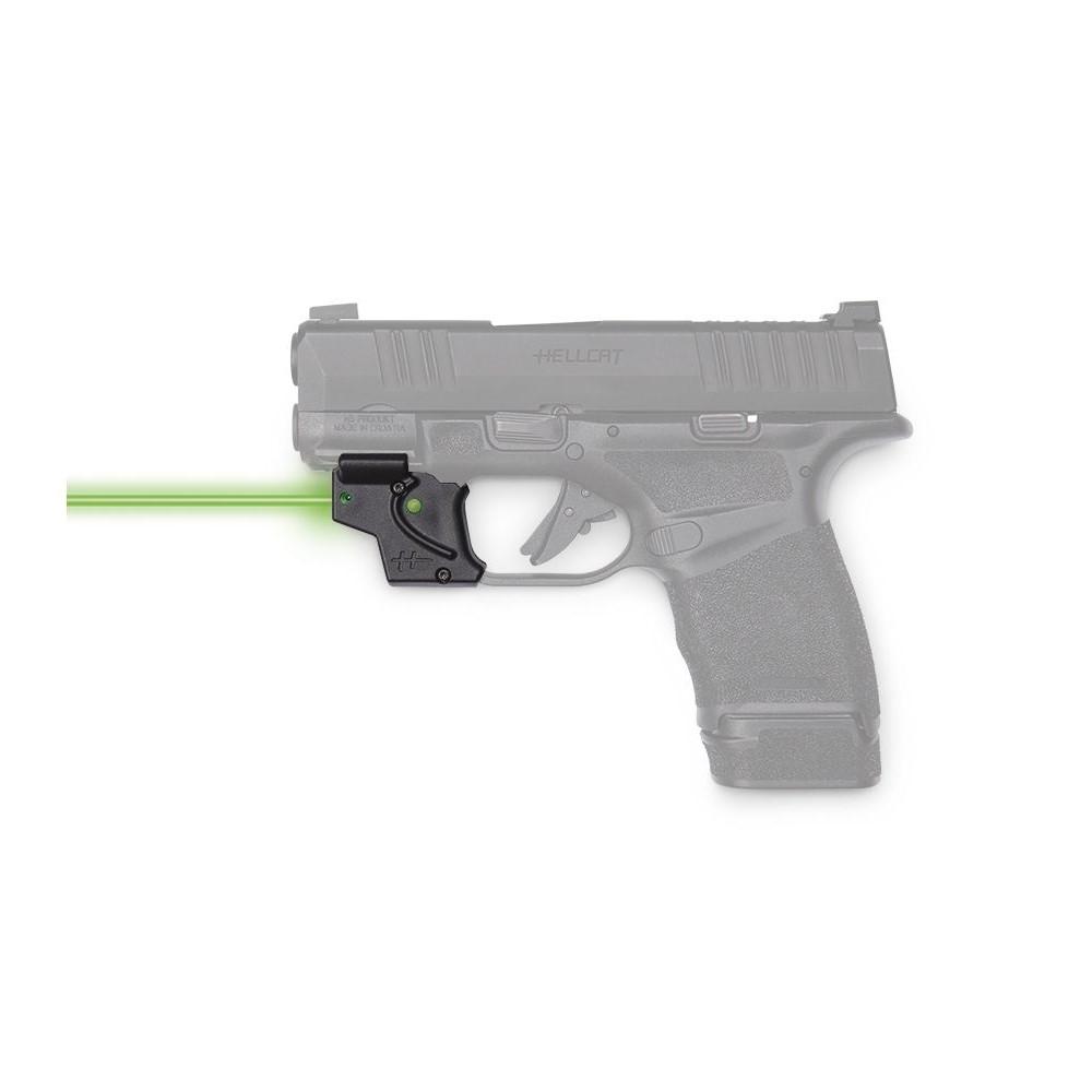 Viridian E Series Green Laser Sight for Springfield Hellcat with Kydex IWB Holster Black RH