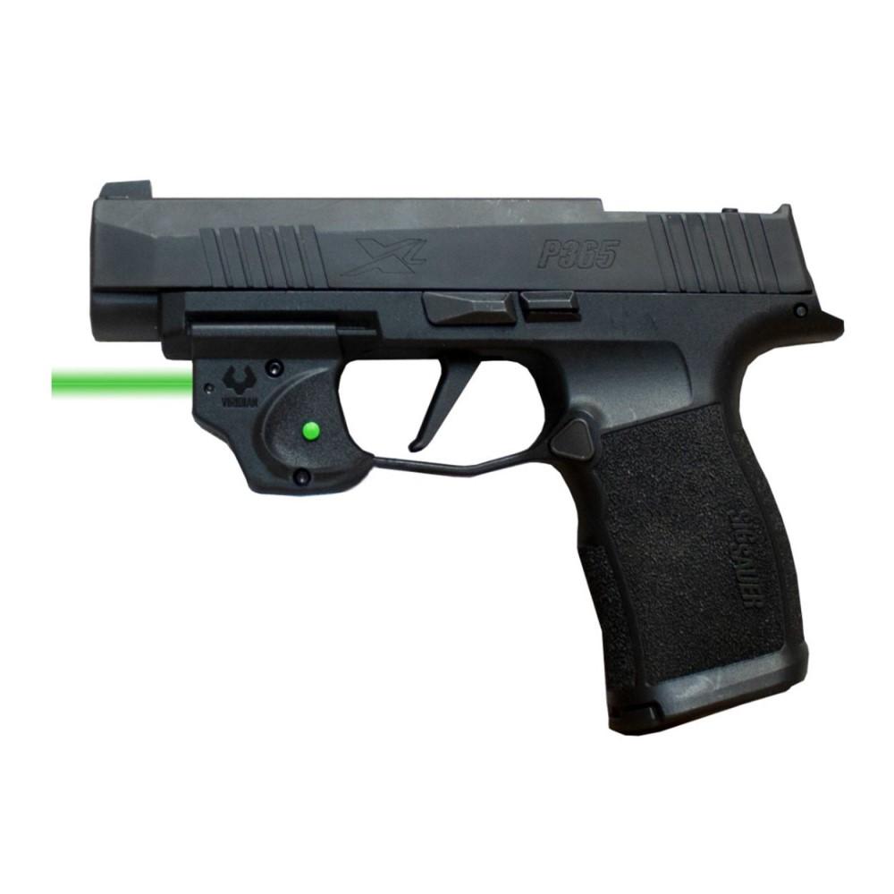 Viridian E Series Green Laser Sight for Sig Sauer P365 with Kydex IWB Holster Black RH