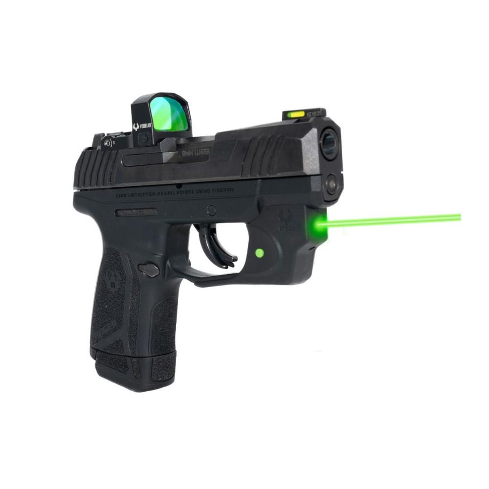 Viridian E Series Green Laser Sight for Ruger MAX-9 with Kydex IWB Holster RH