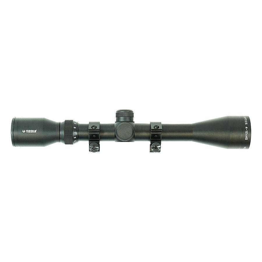 Viridian EON Rifle Scope 4-12x40mm R4 Black with Rings