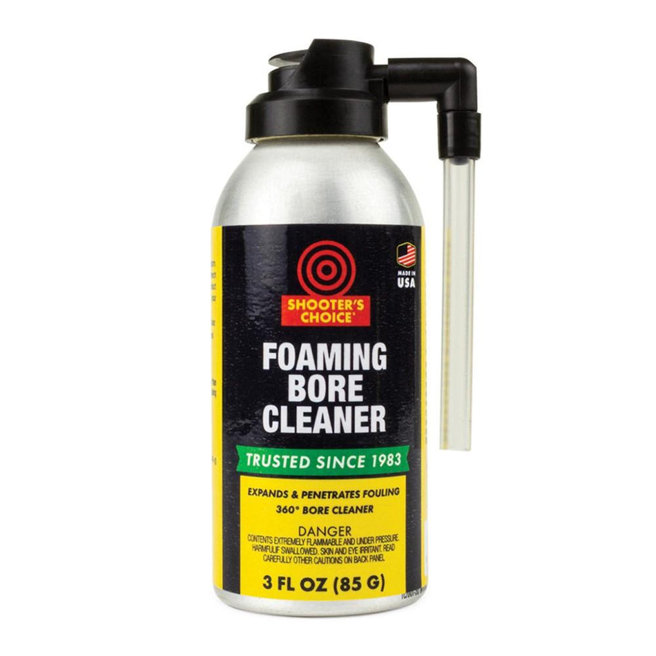 Shooter's Choice Foaming Bore Cleaner 3 oz - Expanding Foam Bore Cleaner