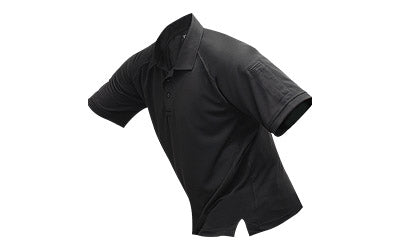 Vertx Coldblack Short Sleeve Tactical Polo Shirt, Black, Polyester, Large