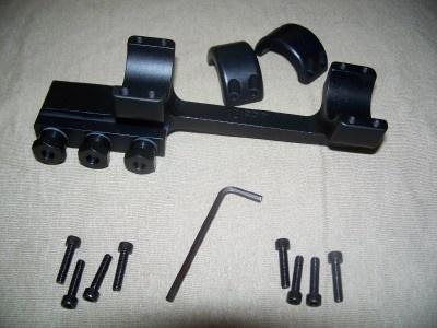 DNZ Freedom Reaper 1-Piece Forward Ring Picatinny Rail Mount 1-Inch Black