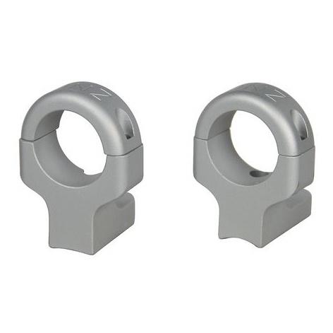 DNZ Game Reaper 2-Piece Scope Mount - Howa 1500 Mossberg Weatherby Remington 700 - 1" High Silver
