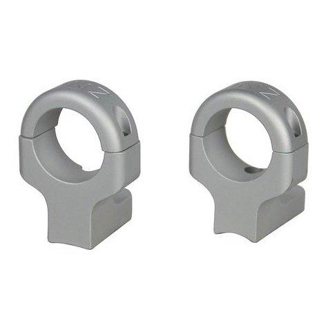 DNZ Game Reaper 2 Two-Piece Scope Mount for Browning A-Bolt/Sako A7/Steyr, 1" Medium, Silver