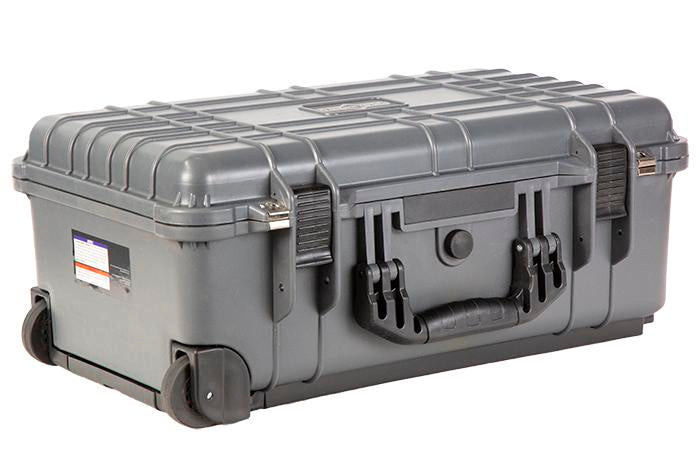 Surelock Renegade 22" Gray Waterproof Wheeled Handgun Case