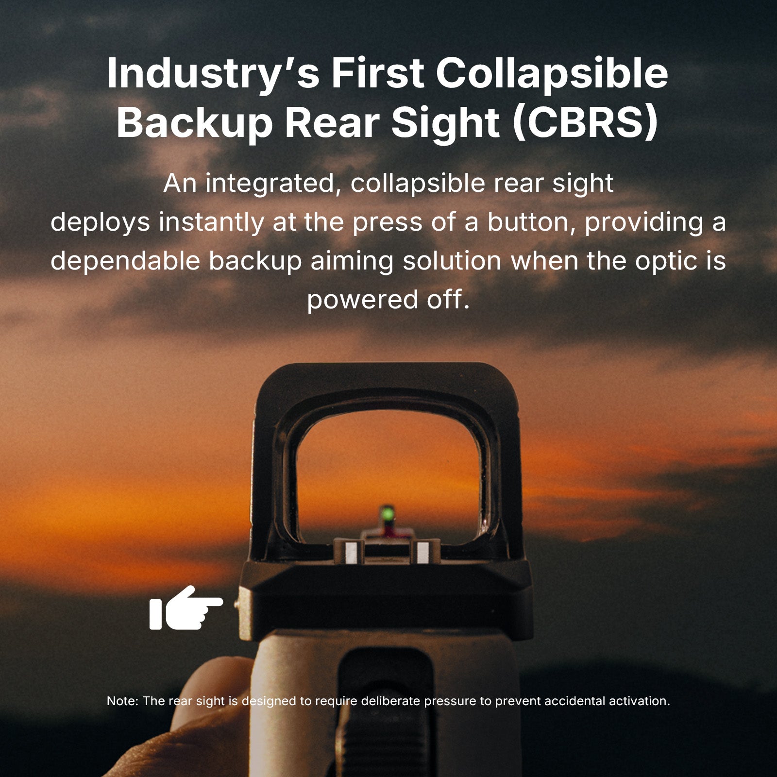 Osight XR Enclosed Red Dot with 2/6+32 MOA Multi-Reticle System and Magnetic Charging Cover