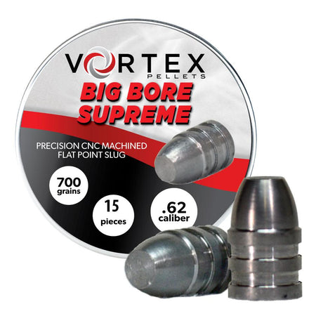 Vortex Big Bore Supreme PCP Air Rifle Pellets .62 Cal 700gr 15ct
