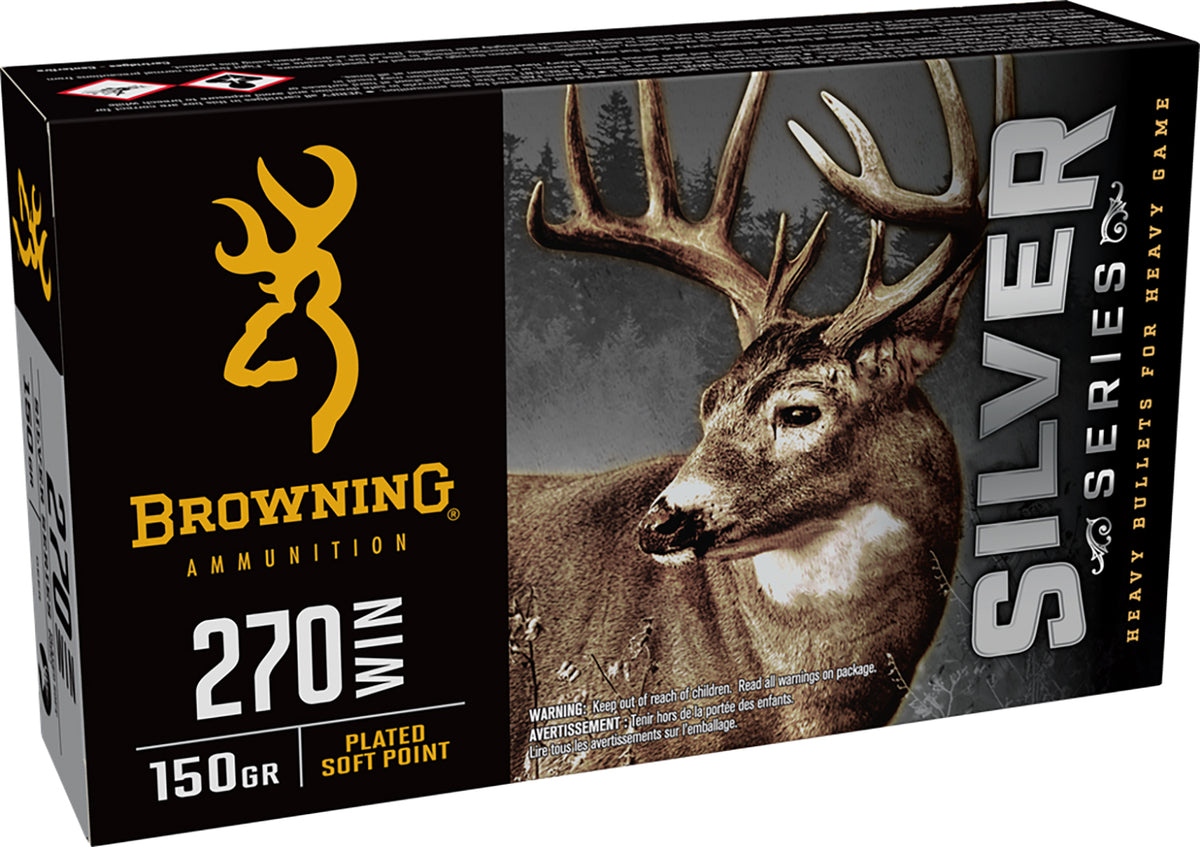 Browning Silver .270 Winchester 150 gr JSP ammo
