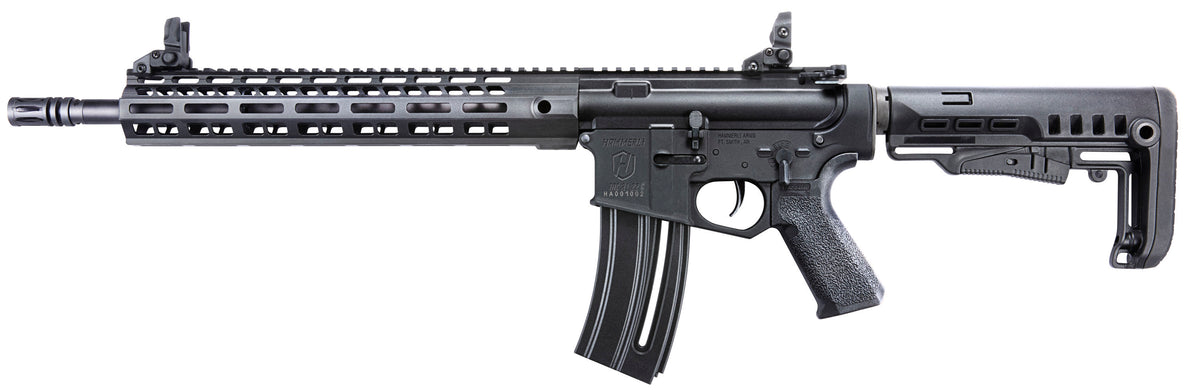 Hammerli Arms 5760500 Tac R1 22 LR 20+1 16.10" Threaded Barrel w/Removeable Flash Hider, Aluminum Upper & Lower Receivers, 13" M-Lok Handguard, 5 Position Stock Includes 1 Magazine