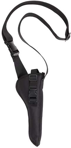Bulldog Bandolier Shoulder Holster RH Nylon Black 6.5-8.375 Inch Barrel