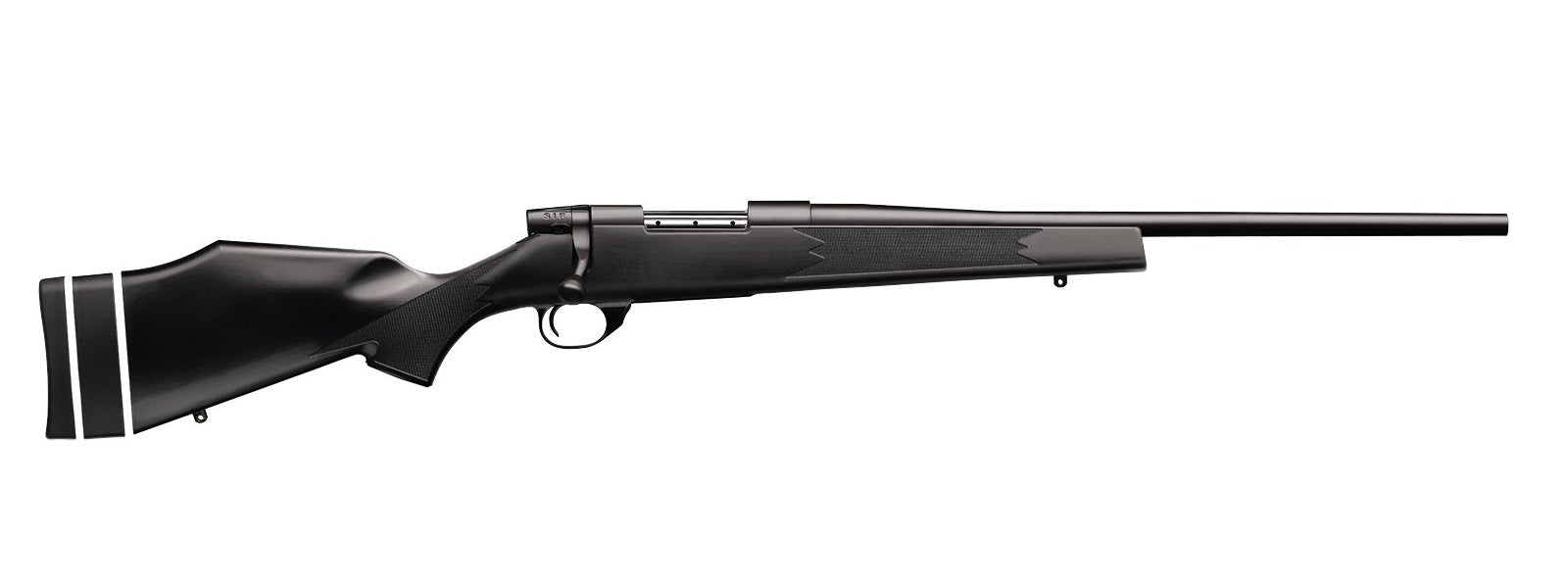 Weatherby VYT308NR0T Vanguard Synthetic Compact 308 Win Mag 4+1 20" Matte Blued #1 Threaded Barrel, Matte Blued Drilled & Tapped Steel Receiver, Black Adjustable Synthetic Stock