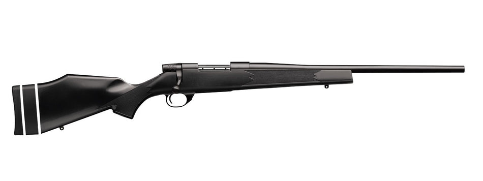 Weatherby VYT308NR0T Vanguard Synthetic Compact 308 Win Mag 4+1 20" Matte Blued #1 Threaded Barrel, Matte Blued Drilled & Tapped Steel Receiver, Black Adjustable Synthetic Stock
