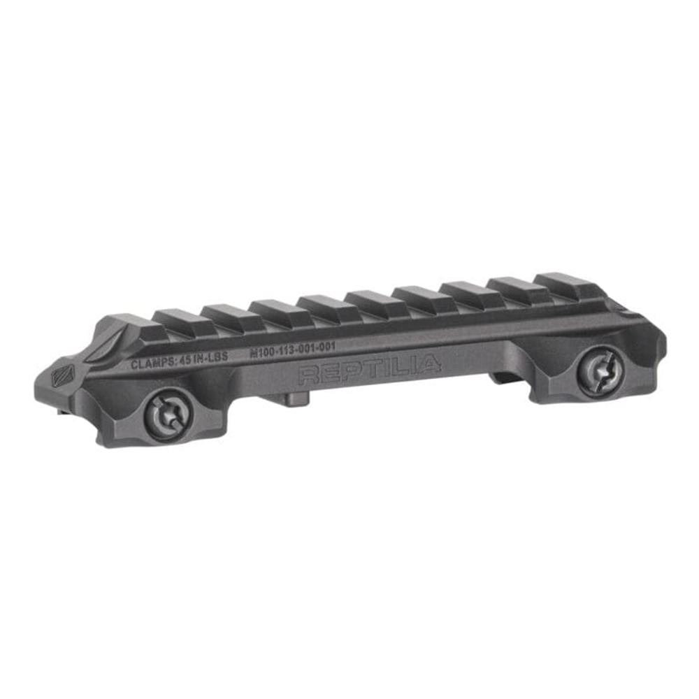 Reptilia RMU Optic Riser Mount 9-Slot .625" Height Increase - Black Anodized