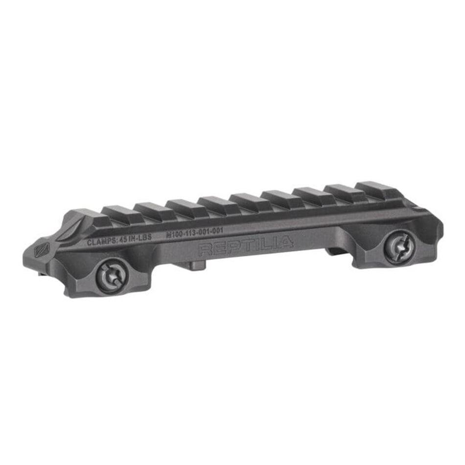 Reptilia RMU Optic Riser Mount 9-Slot .625" Height Increase - Black Anodized
