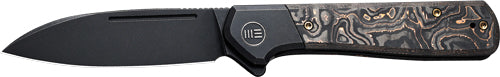 WE Knife Soothsayer Folding Knife 3.48" Black Titanium/Black Stonewash