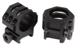 Weaver 6-Hole Tactical Aluminum Scope Rings Matte 30mm Low Profile