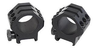 Weaver 6-Hole Tactical Aluminum Scope Rings Matte 30mm Medium Profile