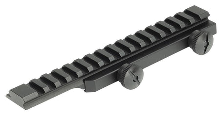 Weaver Thumbnut Flat Top Riser Rail for AR-15 / M16 - 6061-T6 Aluminum Matte Black