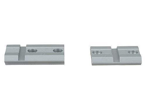 Weaver 2-Piece Top Mount Aluminum Scope Base Silver - Mossberg Remington