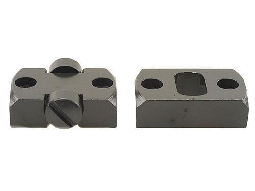 Weaver Grand Slam 2-Piece Steel Dovetail Scope Base for CVA Round Receiver Black