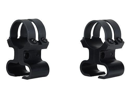 Weaver See-Thru Steel Lock Ringmount 1" .22 Tip Off Black Baseless System