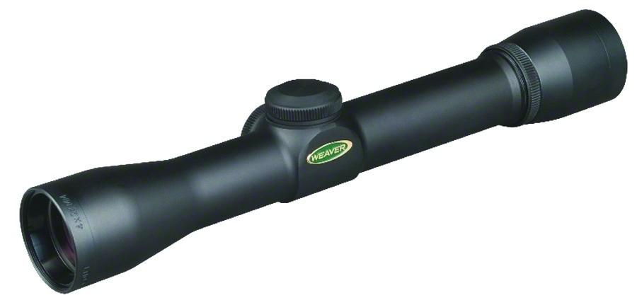 Weaver Classic Scout Rifle Scope 4x28mm Dual-X Reticle Matte Black