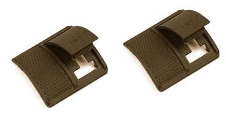 Weaver Short Locking Rail Panel 1.6 Inch Dark Earth 2-Pack