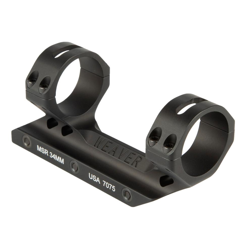 Weaver 34mm Fixed MSR Forward Cantilever Optic Mount Matte Hardcoat