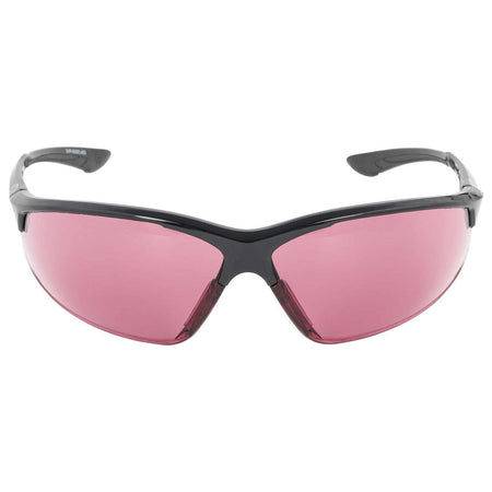 Walker's IKON Tanker Shooting Glasses Matte Black Frame with Rose Lens